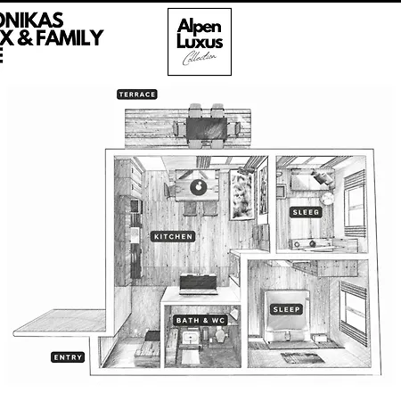 Veronikas Relax & Family Suite - Alpenluxus Collection *